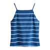 Bleu Marine Rayé