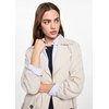 Trench fluide beige
