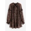 Floral Noir/Marron