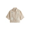 Détails De Broderie Beige