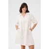 Blanc White Denim/Rose Flower