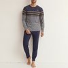 Striped + navy