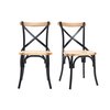 Chaise bistrot noire