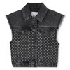 Veste en jean noir enfant