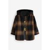 Chemise À Carreaux Marron Et T-Shirt Smiley