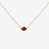 Collier grenat