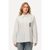 Chemise noire pois blanc femme
