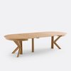 Table salle à manger ronde extensible bois