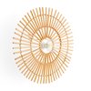 Rieten wandlamp