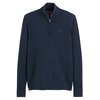 Pull laine bleu marine homme