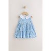 Bleu Motif Fleurs