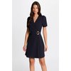 Robe courte croisée