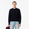 Pull col rond torsade homme