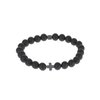 Bracelet manchette noir