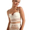 Bustier blanc sans bretelle