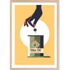 Affiche + Cadre En Bois - Chêne