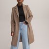 Manteau laine marron