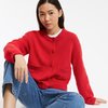 Gilet rouge bordeaux femme