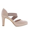 Escarpins beige bout rond