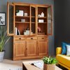 Buffet vaisselier bois massif