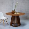 Table ronde moderne pied central