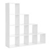 Meuble escalier blanc
