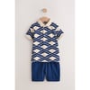 Impression Abstraite Bleue