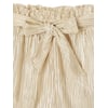 VERTBAUDET Short lamé Effet plissé cérémonie Fille Or 3A