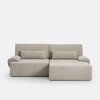 Hoekbank beige Stof