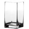 Vase carré verre