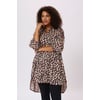Beige Noir Marron Animalier Leopard
