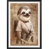 Affiche + Cadre En Bois - Noir