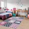 Tapis coeur rose