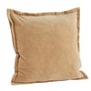 Coussin velours orange