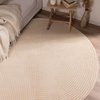 Tapis rond polypropylène