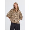 Marron Brown Leopard Aop