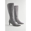 Bottes cuir gris