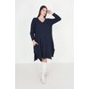 Robe jean et dentelle