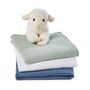Lot De 4 Langes Bébé 120x120 Cm | Coton Bio & Bambou | Doux, Respirants Et Polyvalents | Idéal Pour Emmaillotage, Cadeau