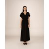 Robe longue manche papillon