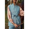 Veste en jean sans manche femme