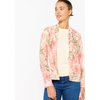 Veste sans manche fleurie femme