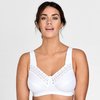 Soutien gorge coton blanc sans armature