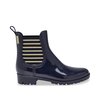 Bottines femme bleu marine
