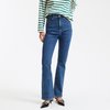 Jean femme bootcut bleu brut