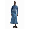Jupe longue bleu clair