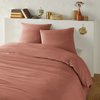 Parure de lit marron