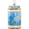 Vase bleu et or