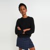 Pull noir avec perles