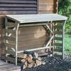 Abris bûches en bois